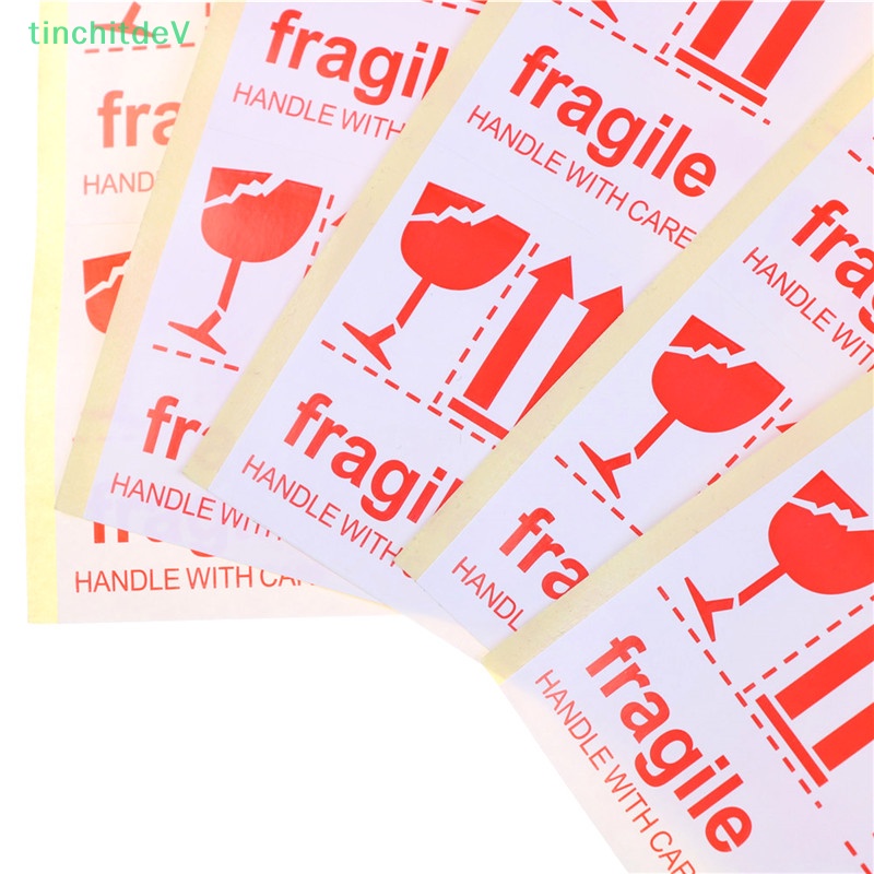 Set 40 Nhãn Dán Cảnh Báo Tự Dính 7 * 5cm Tiện Dụng