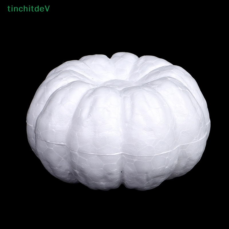 [TinchitdeV] Set 10 Quả Bí Ngô Xốp Trắng Nhân Tạo 5 / 8cm