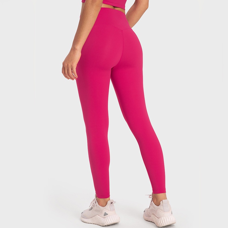 Quần Legging Thể Thao Cạp Cao Không Xuyên Biên Giới Ôm Dáng Tập Yoga Chạy Bộ