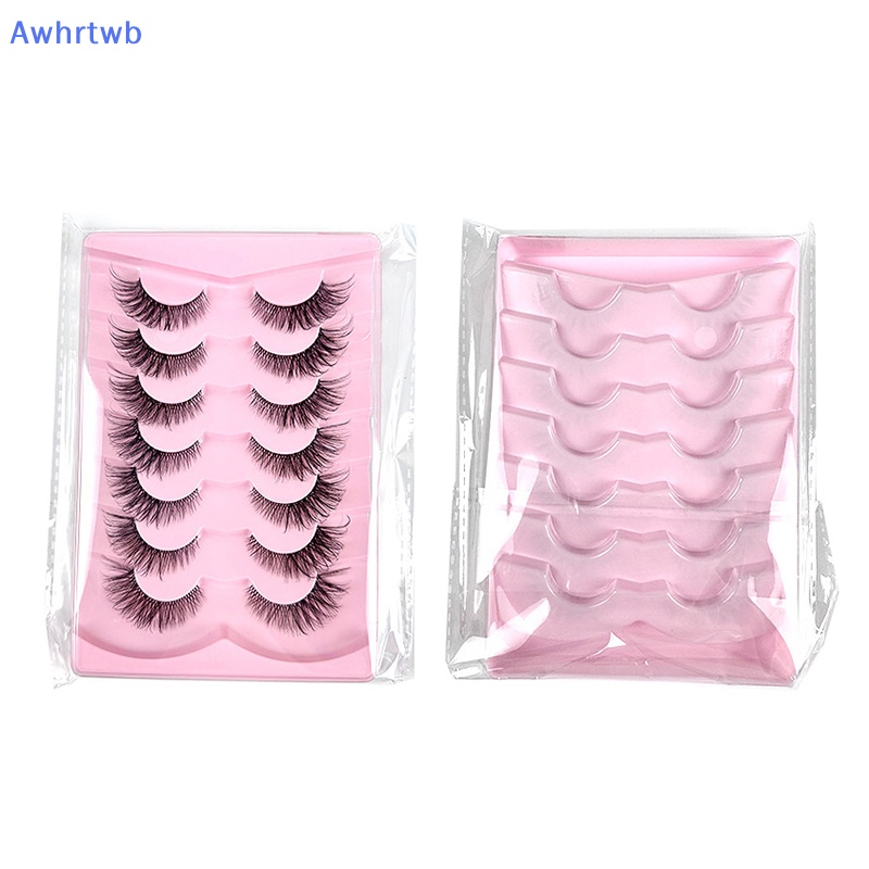 Bộ 7 Cặp Lông Mi Giả 3D Dài Cong Tự Nhiên Mới