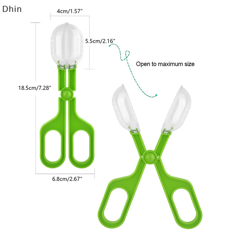[Dhin] New Insect Trap Handy Scoopers Bug Catcher Set Insects Scissors Outdoor Toys Child Portable Insects Catcher Tongs Light Tweezers COD