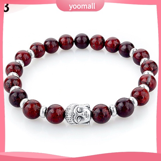 Vòng Tay Chuỗi Hạt Đá Tự Nhiên Thời Trang Cho Nam