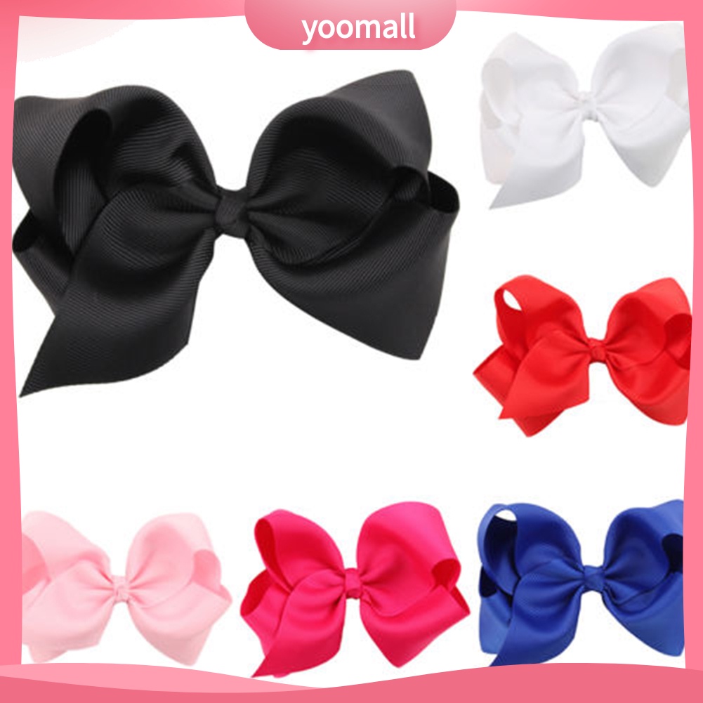 Set 2 Kẹp Tóc Hình Nơ Xinh Xắn Cho Bé Gái