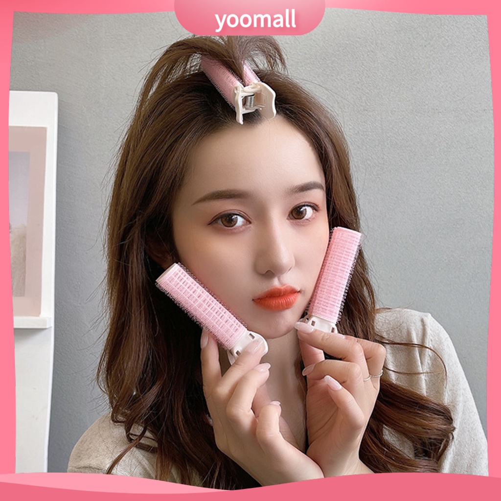 Bộ 2 Kẹp Tóc Không Dùng Nhiệt Không Để Lại Dấu Vết Tạo Kiểu Tóc DIY