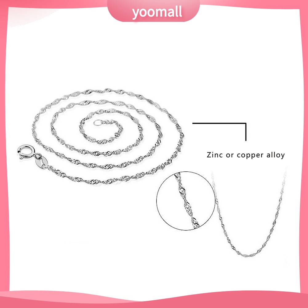 Vòng Cổ Choker Mỏng Lấp Lánh 16 / 18 / 20 / 22 / 24inch