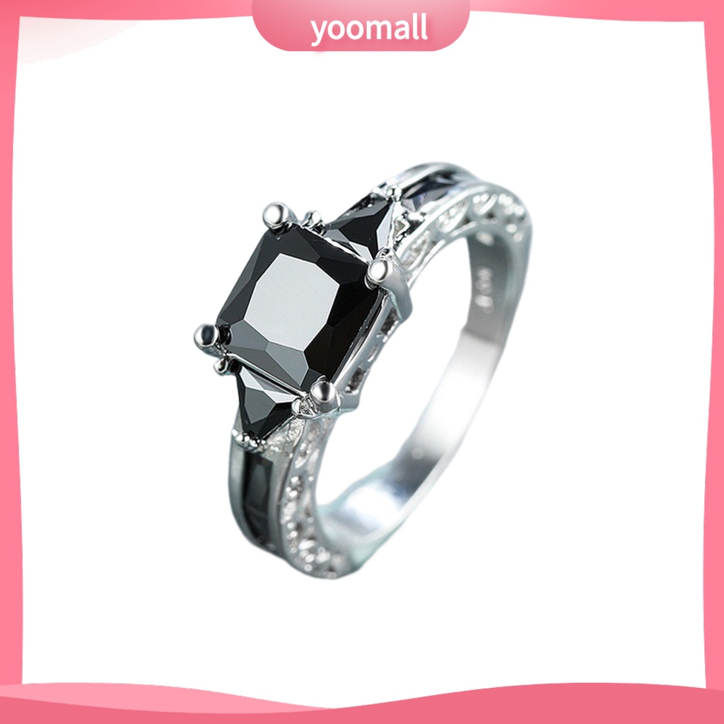 Nhẫn Nữ Đính Đá Zircon Phong Cách Âu Mỹ Cổ Điển