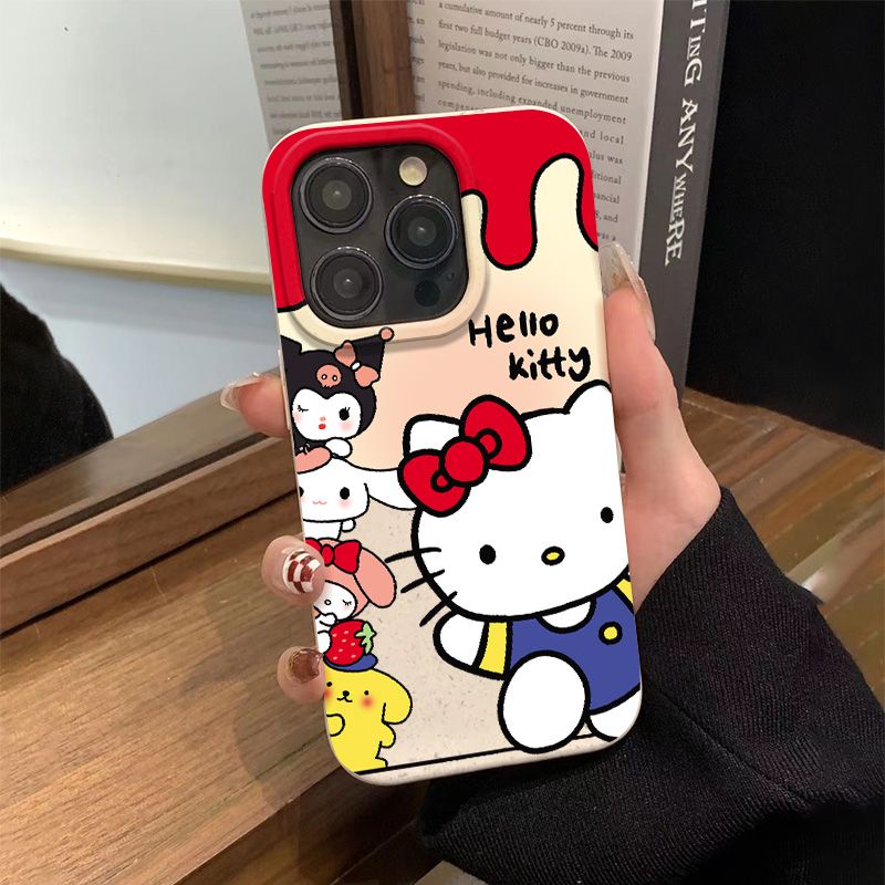 Ốp Điện Thoại Dẻo Họa Tiết Hoạt Hình Chú Mèo Dễ Thương Chống Sốc Cho Iphone12 8Plus 14pro 13 711 P94Z