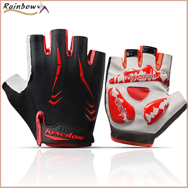 Găng Tay Thể Thao Nửa Ngón Chống Trượt Chống Mồ Hôi Thoáng Khí Dành Cho Nam Nữ