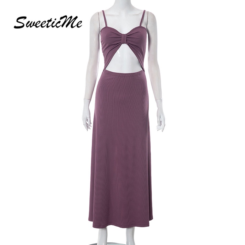 Đầm Dài Màu Trơn Dáng Ôm Gợi Cảm Thời Trang 2023 Dành Cho Bạn Nữ