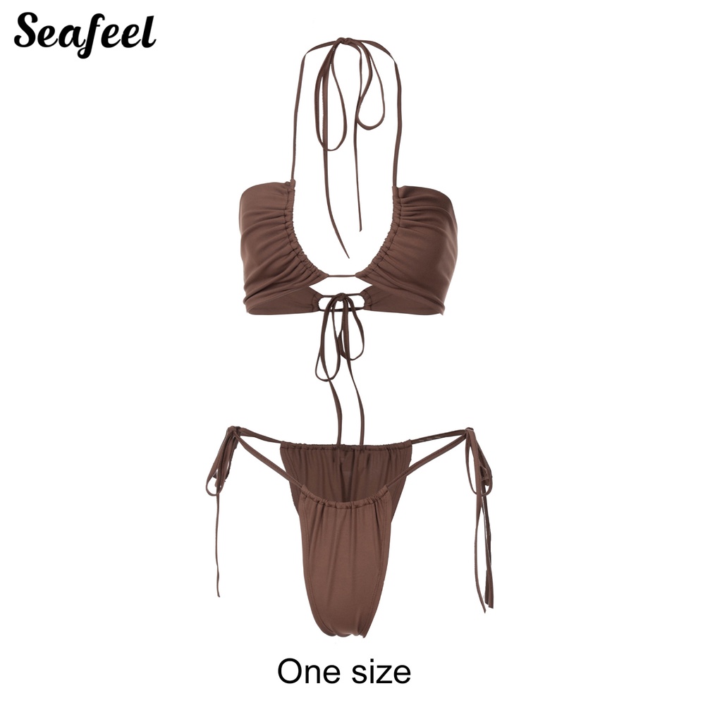 Bộ Bikini 2 Mảnh Màu Sắc Nổi Bật Cho Nữ