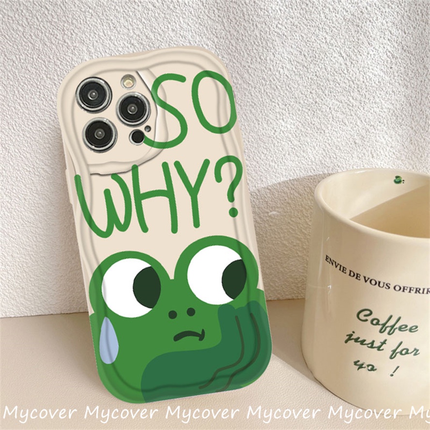 Ốp Điện Thoại Silicone Mềm Chống Sốc In Hình Ếch Cho iPhone 11 12 13 14 Pro Max X Xr Xs 8 7 6 Plus SE 2020