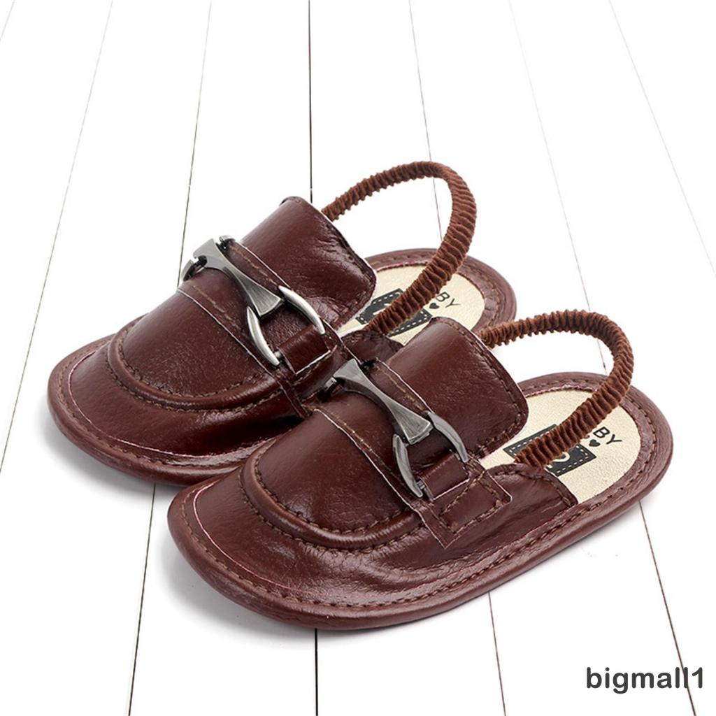 Xăng đan Bằng Da PU Đế Bằng Chống Trượt Dành Cho Bé Yêu