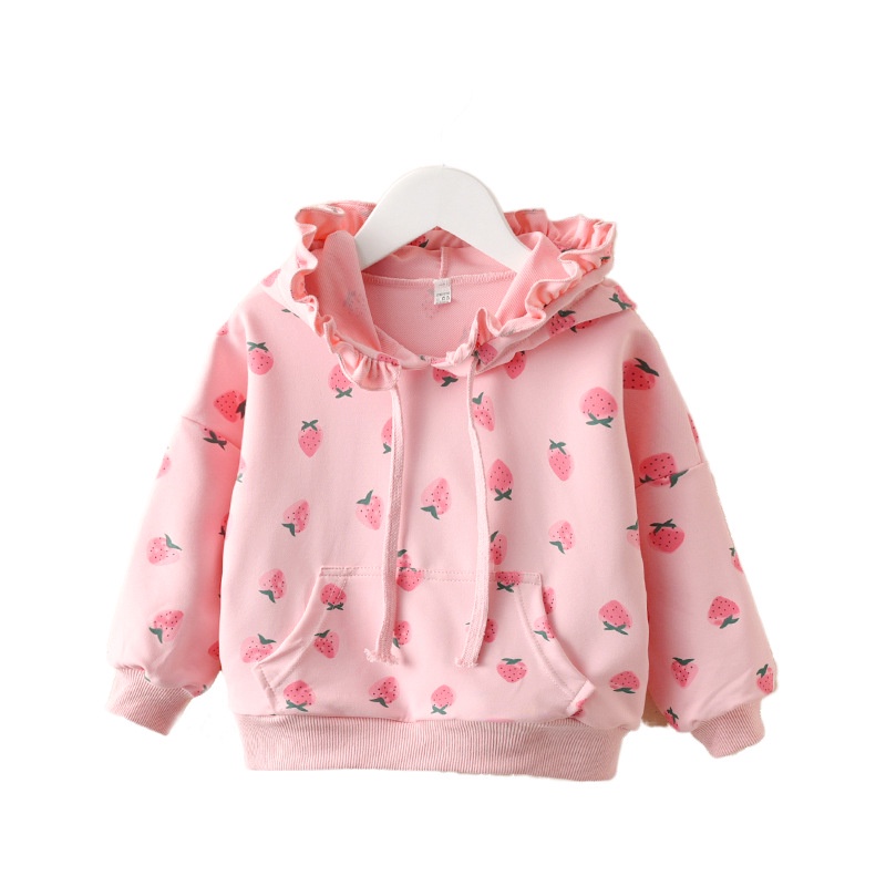 Áo Hoodie Dài Tay Thời Trang Xuân Thu 2023 Cho Bé Gái