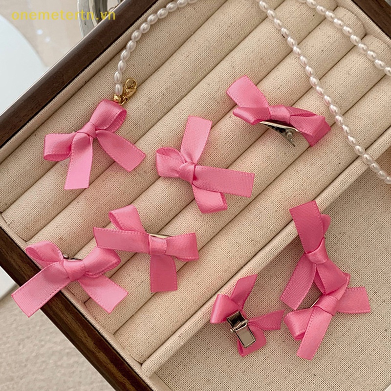 Set 5 Kẹp Tóc Nơ Nhỏ Xinh Thời Trang Mùa Hè Cho Bé Gái