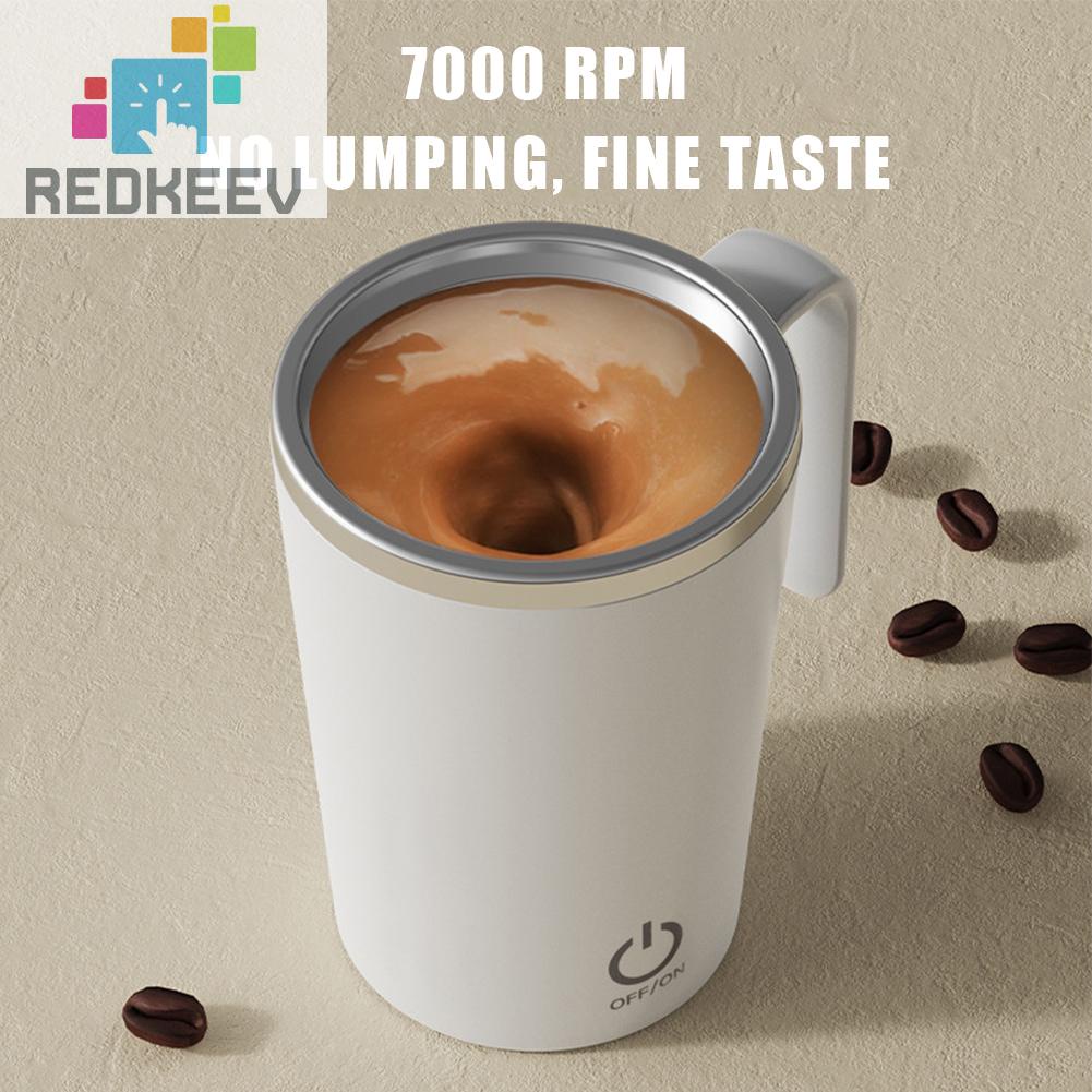 Cốc Trộn Tự Động Thông Minh 400ml Bằng Thép Không Gỉ Cổng USB