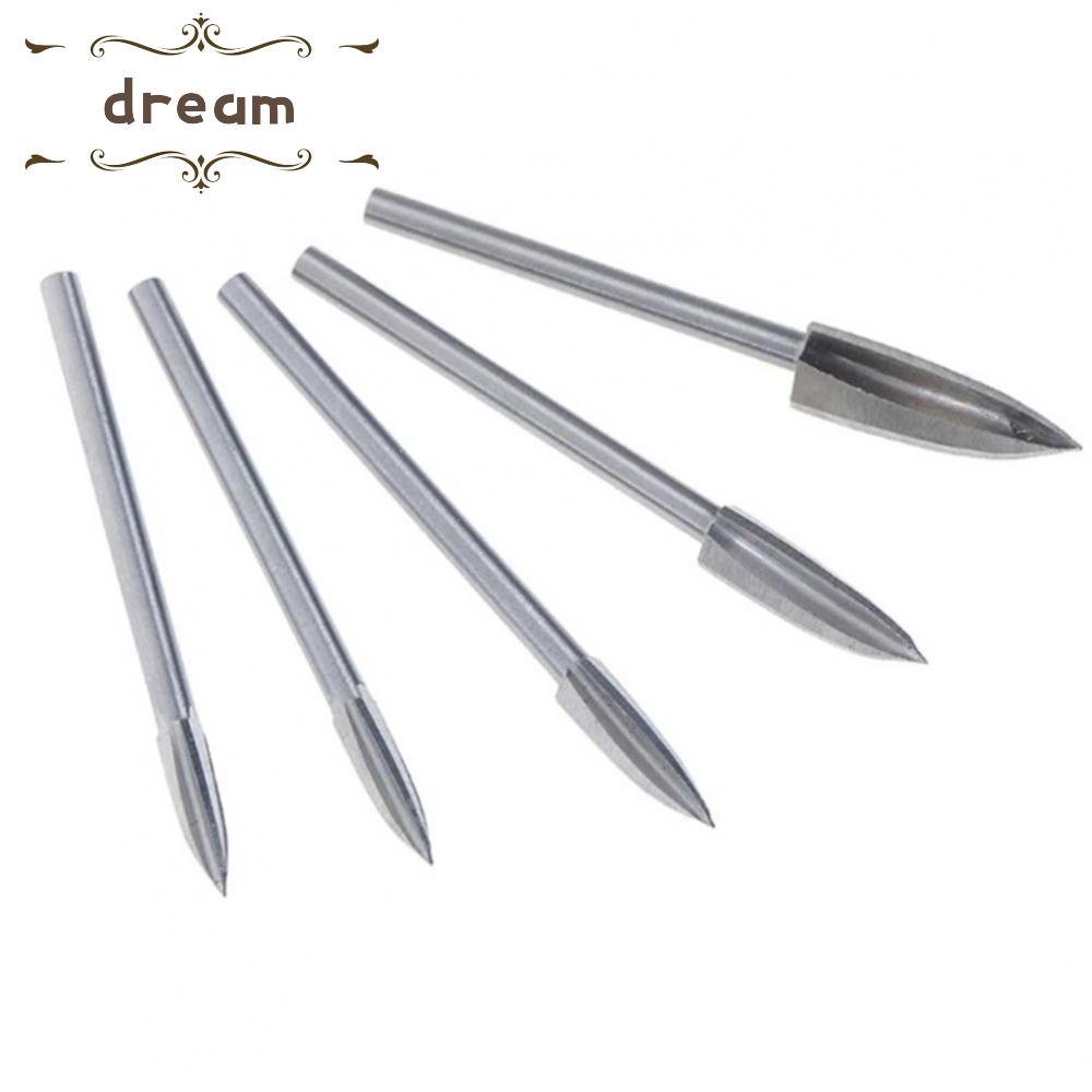 【DREAMLIFE】Drill Bit White Steel Woodworking 3mm Diameter For Carving Milling Cutter