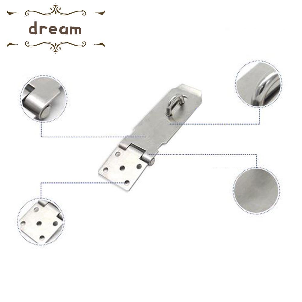 【DREAMLIFE】Door Bolt Drawer Home Padlock Buckle Safety Stainless Steel Tool Cabinet
