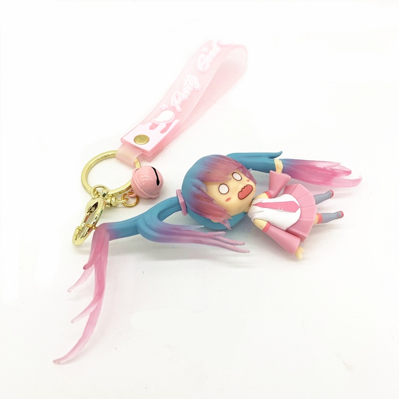 Mô Hình Búp Bê Hatsune Miku 11cm Dễ Thương Dùng Trang Trí Túi Xách