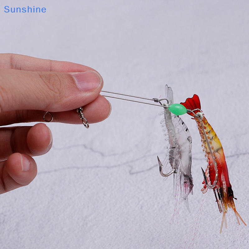 1 Mồi Câu Cá Hình Tôm Nhân Tạo 9cm / 6g Có Móc Câu Tiện Dụng