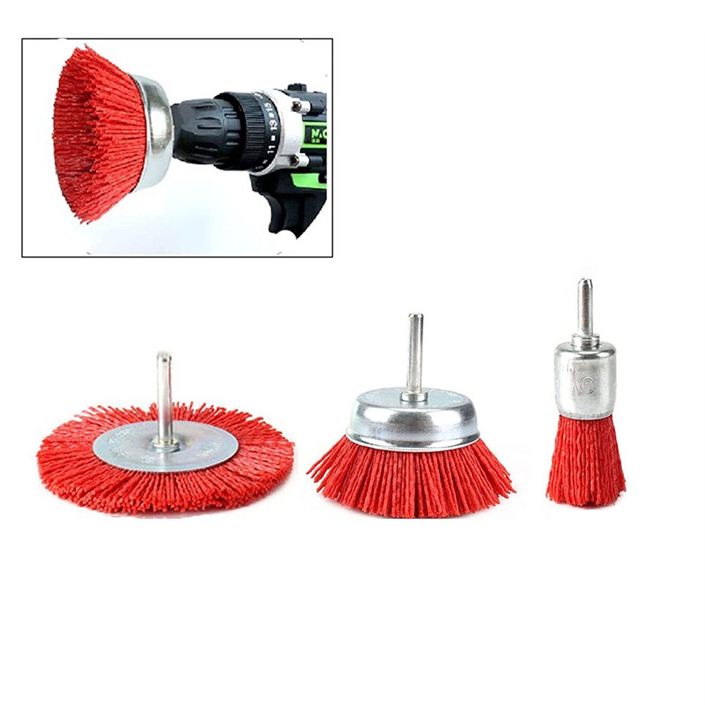 Bộ Cọ Dây Nylon Dùng Loại Bỏ Rỉ Sét Và Sơn Tiện Dụng