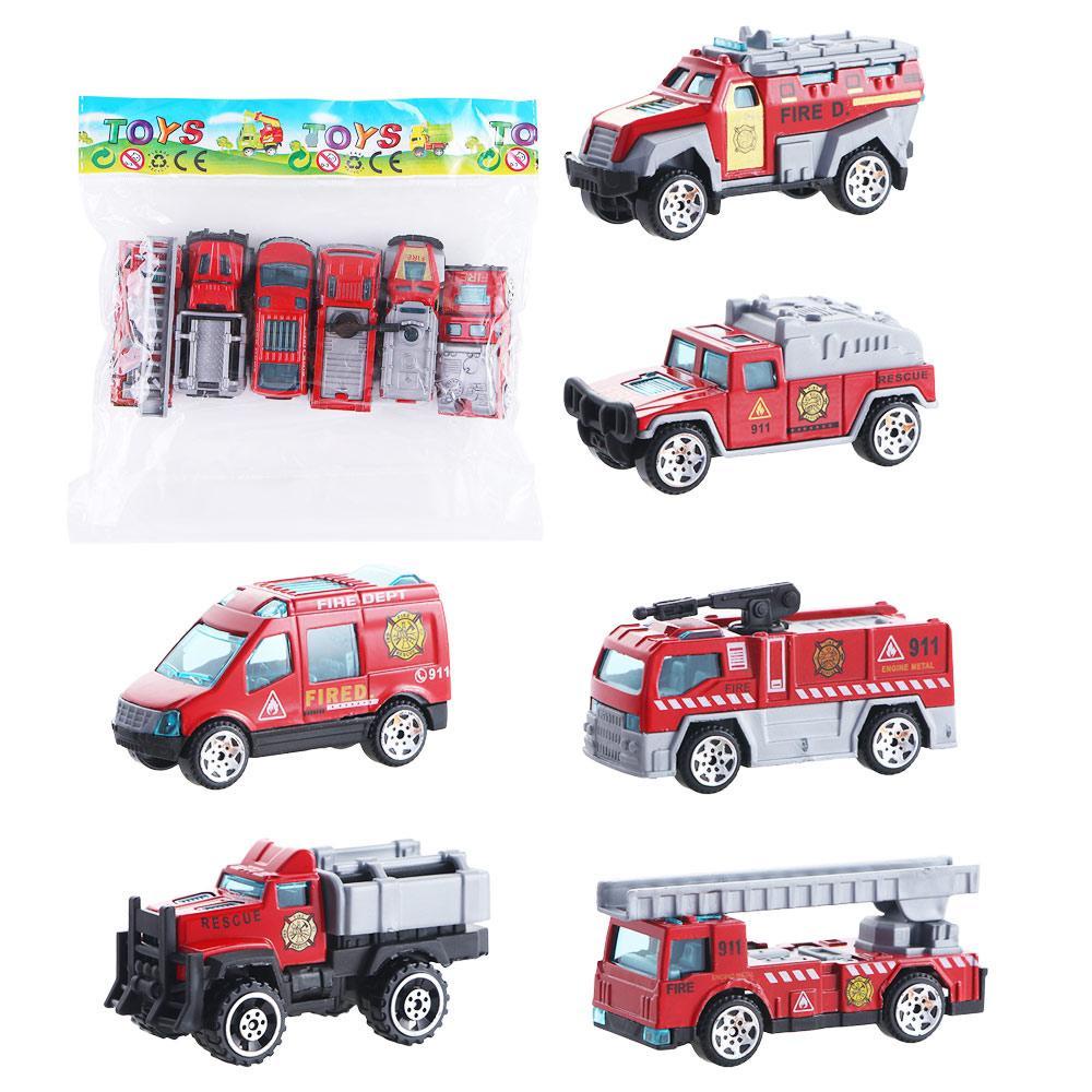 Bộ 5 / 6 Món Đồ Chơi Xe Công Trường Bằng Hợp Kim