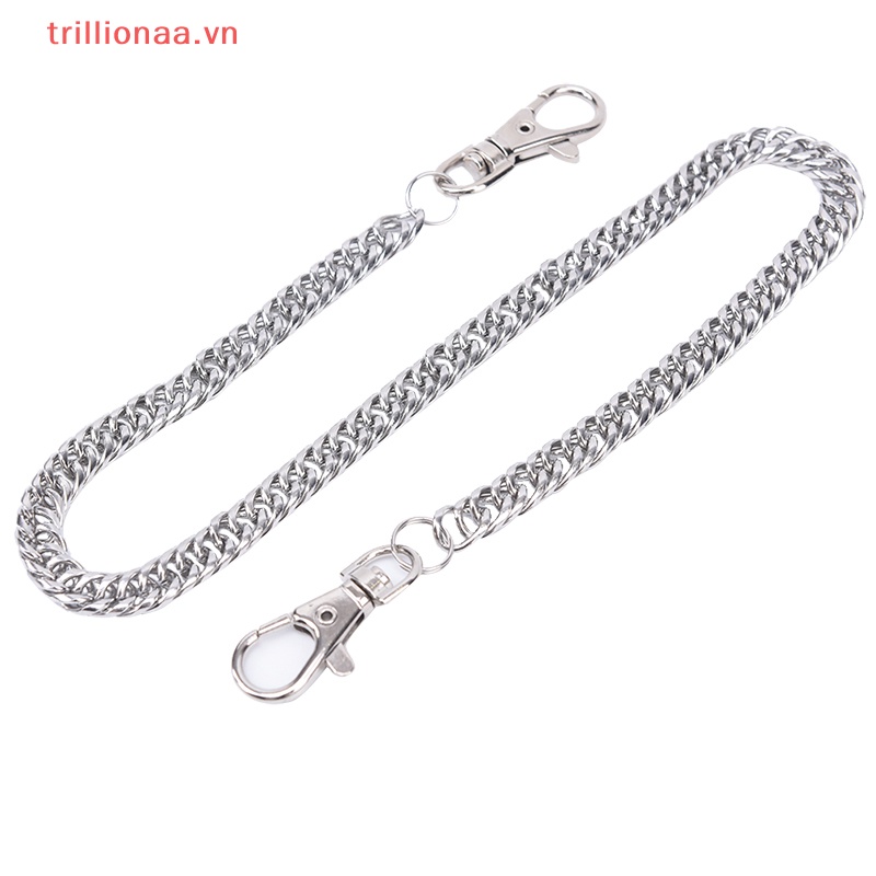 Móc Khóa Dạng Dây Xích Dài Phong Cách Punk Hiphop