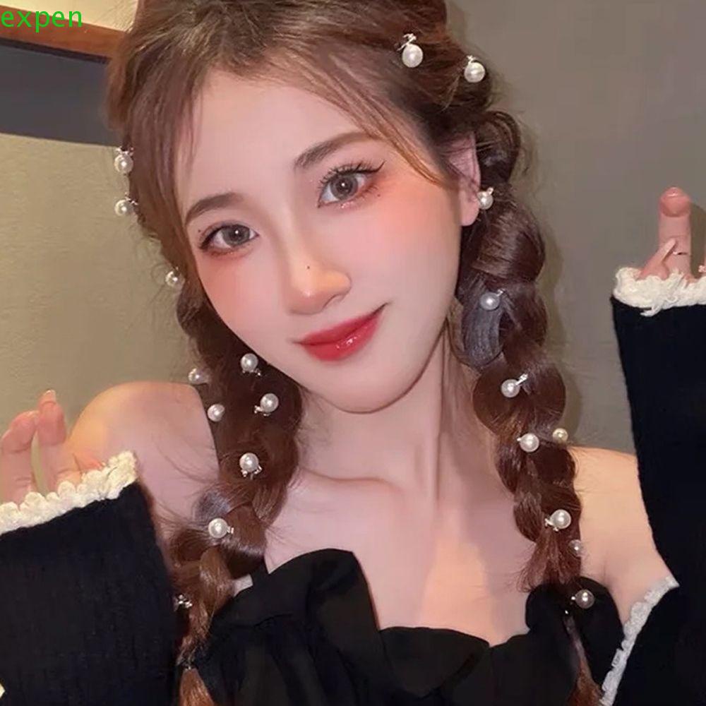 EXPEN Set 5 Kẹp Tóc Nhỏ Xinh Ngọt Ngào Cho Cô Dâu