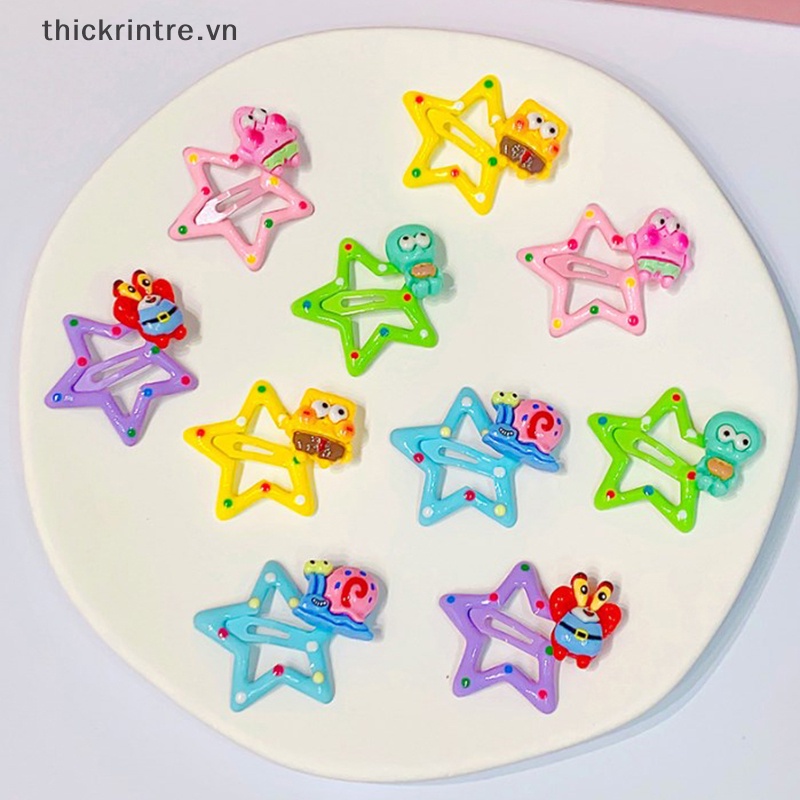 Set 2 Kẹp Tóc Hoạt Hình Dễ Thương Cho Bé Gái