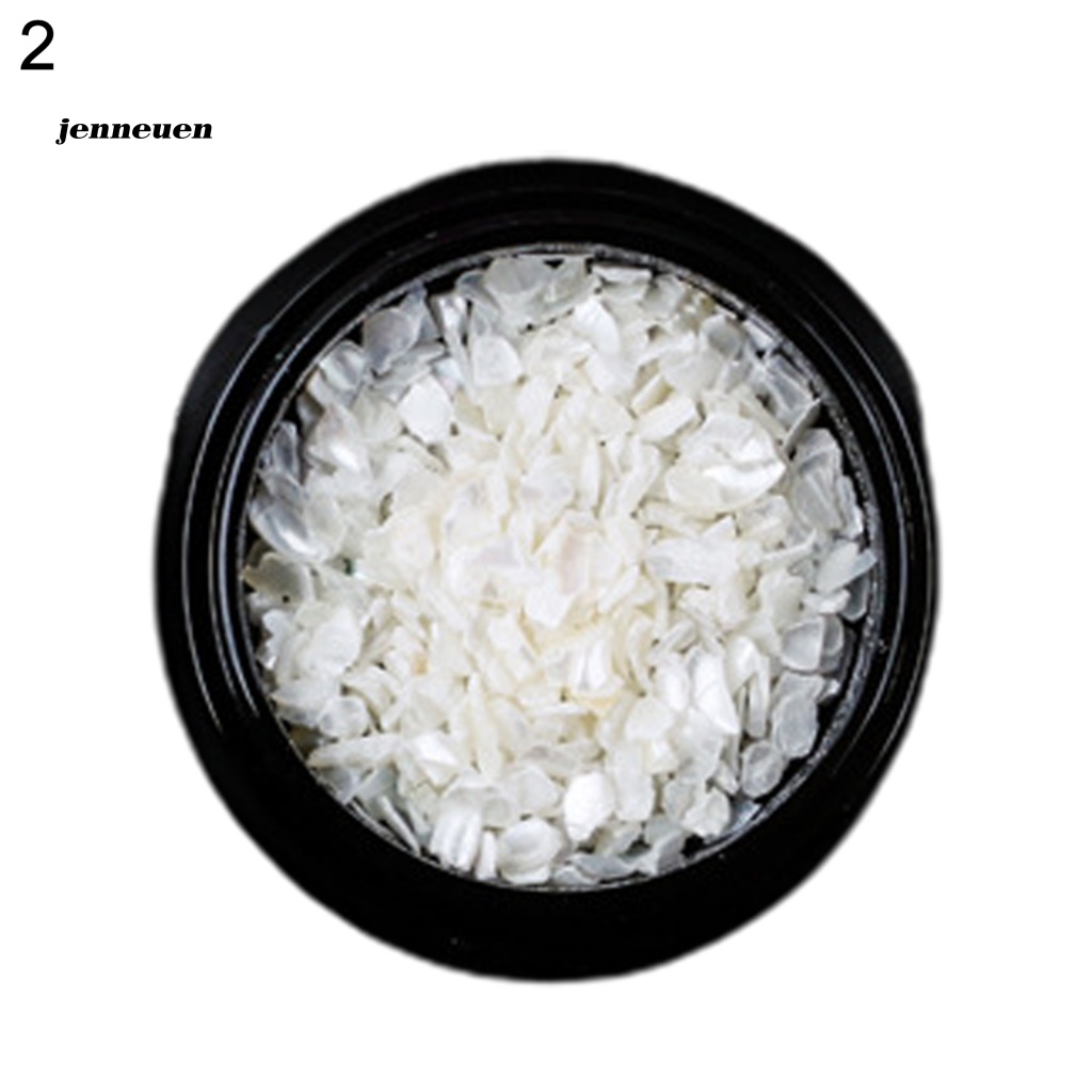 1 Hộp Phụ Kiện Trang Sức Trang Trí Móng Tay Nhiều Màu Mini Dễ Tẩy Vỏ Sò Siêu Mỏng