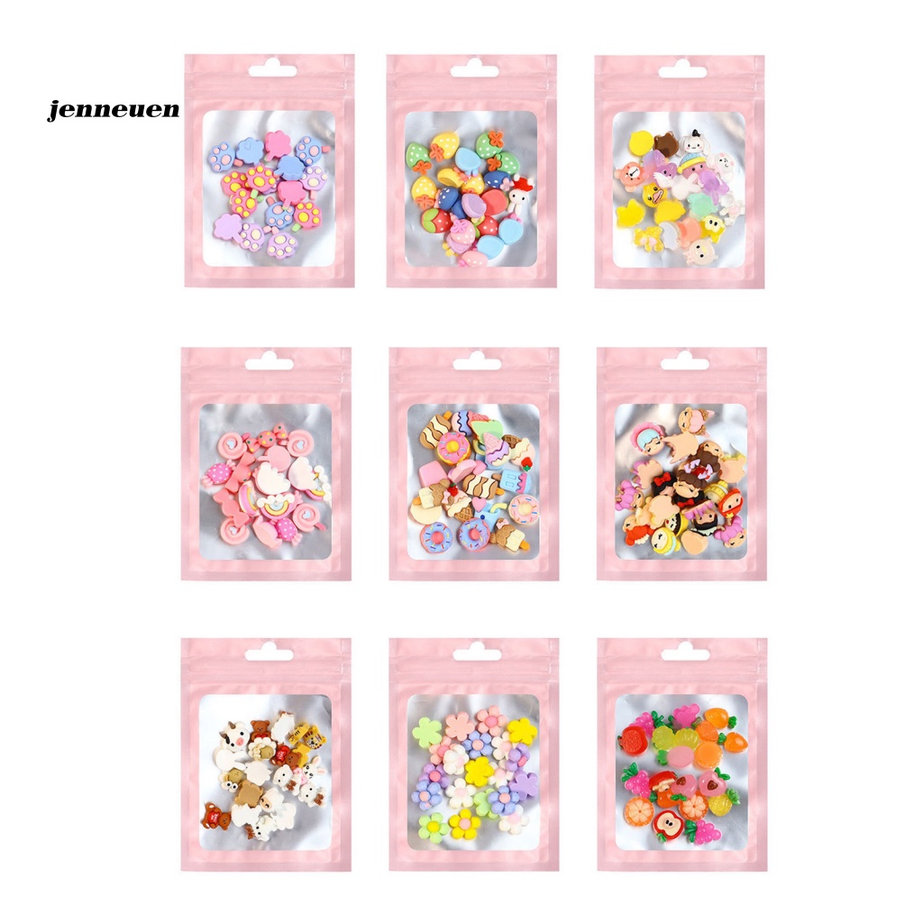 Set 20 Phụ Kiện Trang Trí Móng Tay Mini Hình Động Vật Dễ Thương Màu Sắc