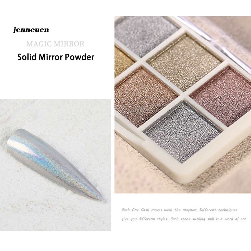 1 Bộ Bột Nhũ Lấp Lánh Trang Trí Móng Tay Trọng Lượng Nhẹ