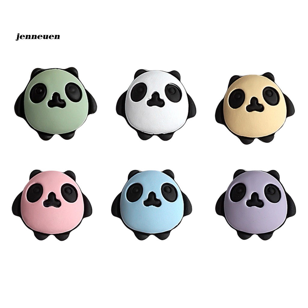 Set 5 Phụ Kiện Trang Trí Móng Tay Hình Bánh Macaroon Gấu Trúc Không Phai Màu