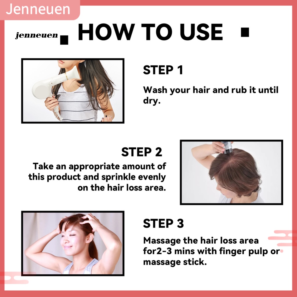 Phấn Dưỡng Tóc Chiết Xuất Gừng 8g Chuyên Dụng