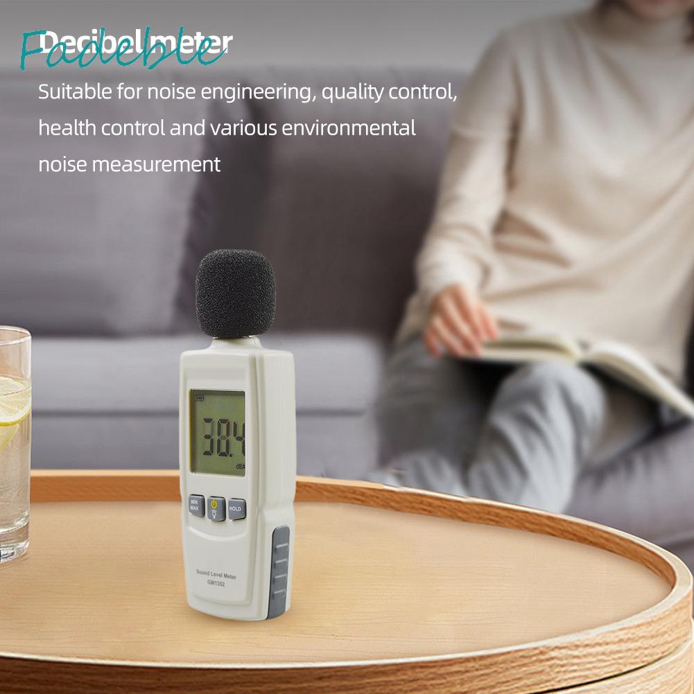 Máy Đo Tiếng Ồn Kỹ Thuật Số Màn Hình LCD Cho Gia Đình / Noisy Neighbor / Factory