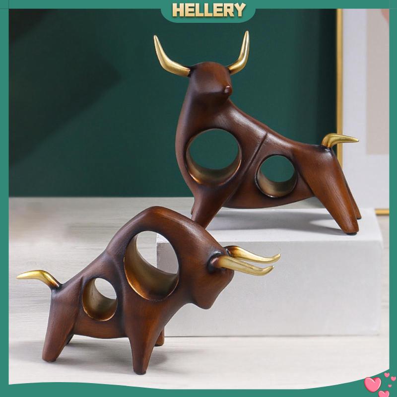 Mô Hình Bò Sữa Bằng Nhựa Resin Thủ Công Để Bàn Trang Trí Nhà Cửa / Văn Phòng