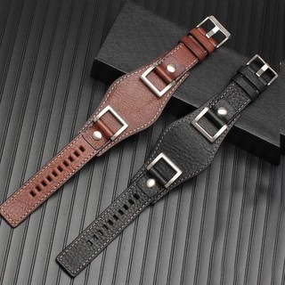 Dây đeo bằng da bò 24mm cho đồng hồ fossil jr1157