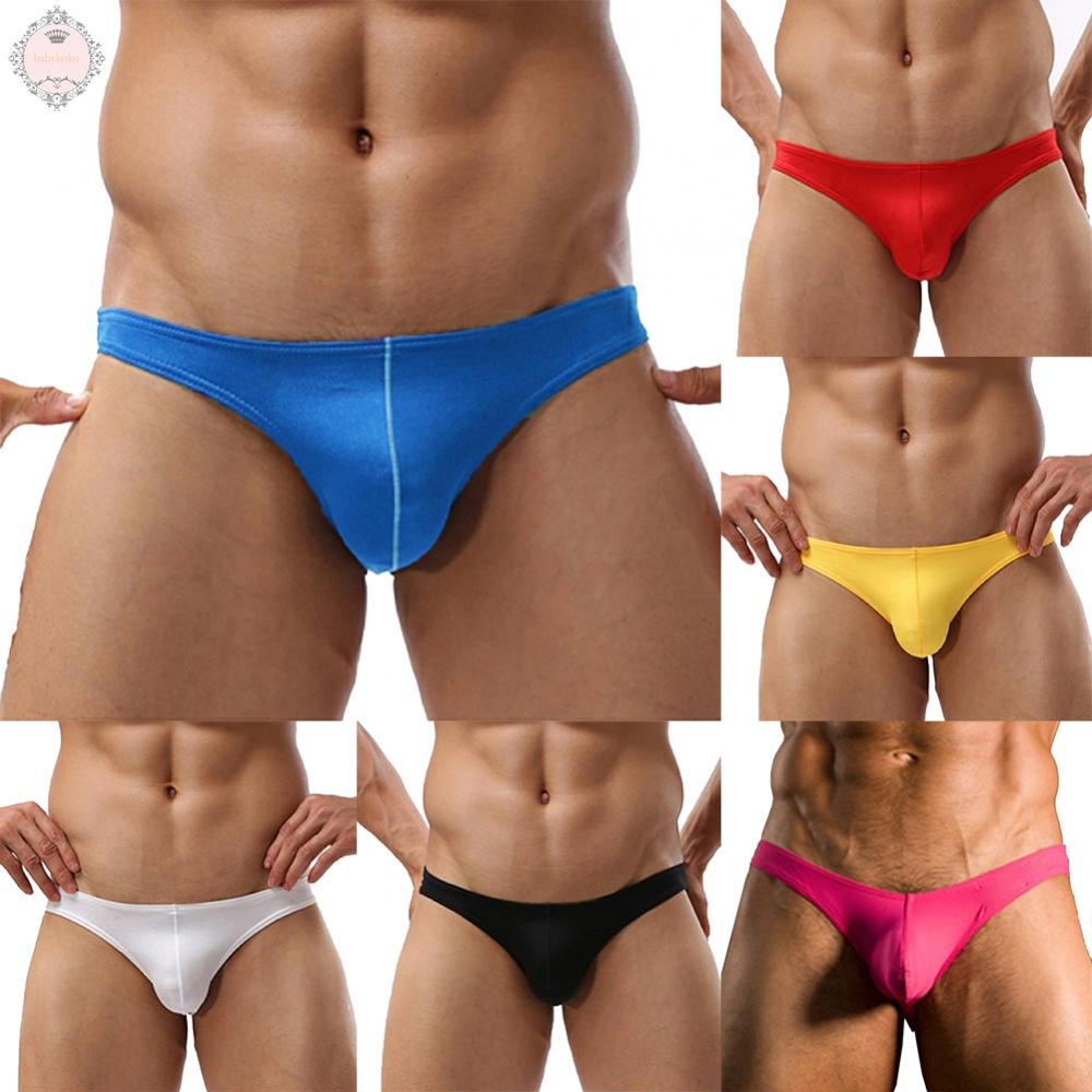 Mens Underwear Breathable T-back Briefs Thongs G-string Underpants Jockstrap