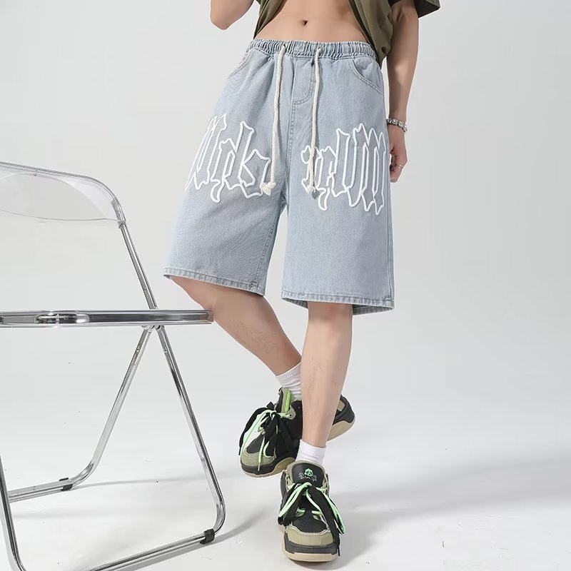 Quần Short Thể Thao Dáng Suông In Chữ Năng Động Thời Trang Hè Cho Nam Phong Cách Hip Hop