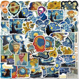 Set 40 Sticker Vincent Willem Họa Sĩ Van Gogh