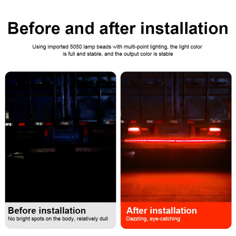 Cuộn Dây Đèn Led 24V RGB DRL 1M 1.5M 2M Nhiều Màu Sắc Cảnh Báo Tiện Dụng Cho Xe Tải