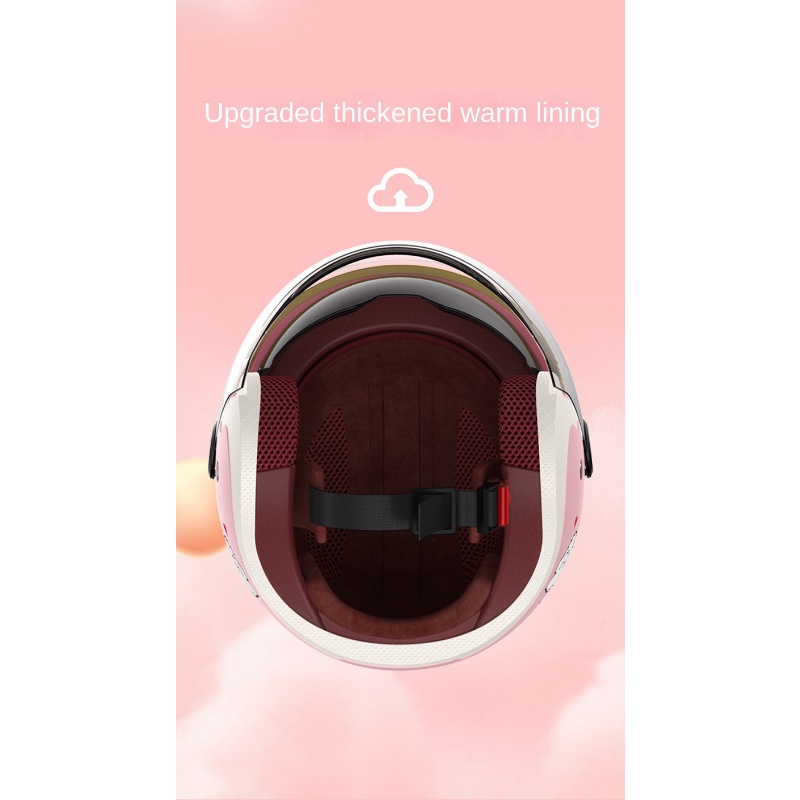 Mũ Bảo Hiểm Giữ Ấm An Toàn Khi Đi Xe Máy Dành Cho Nam Và Nữ