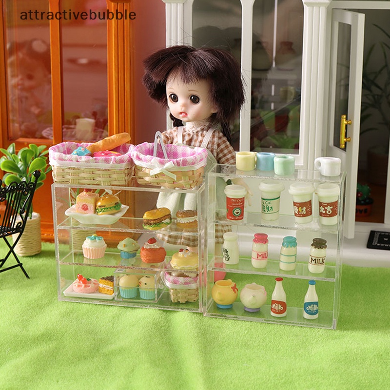 1 Kệ Tủ Trưng Bày Mini 1: 12 Cho Nhà Búp Bê