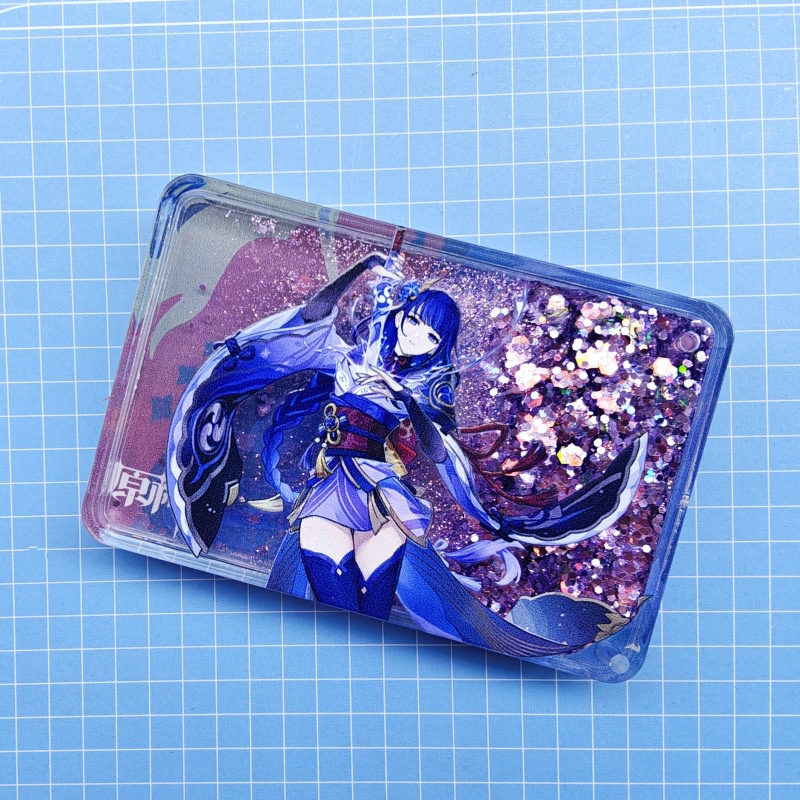 Genshin impact Bão Cát Bộ 9*6Cm Scaramouche Nahida Zhongli Để Bàn Treo Trang Trí Anime Ngoại Vi Tặng ETP1