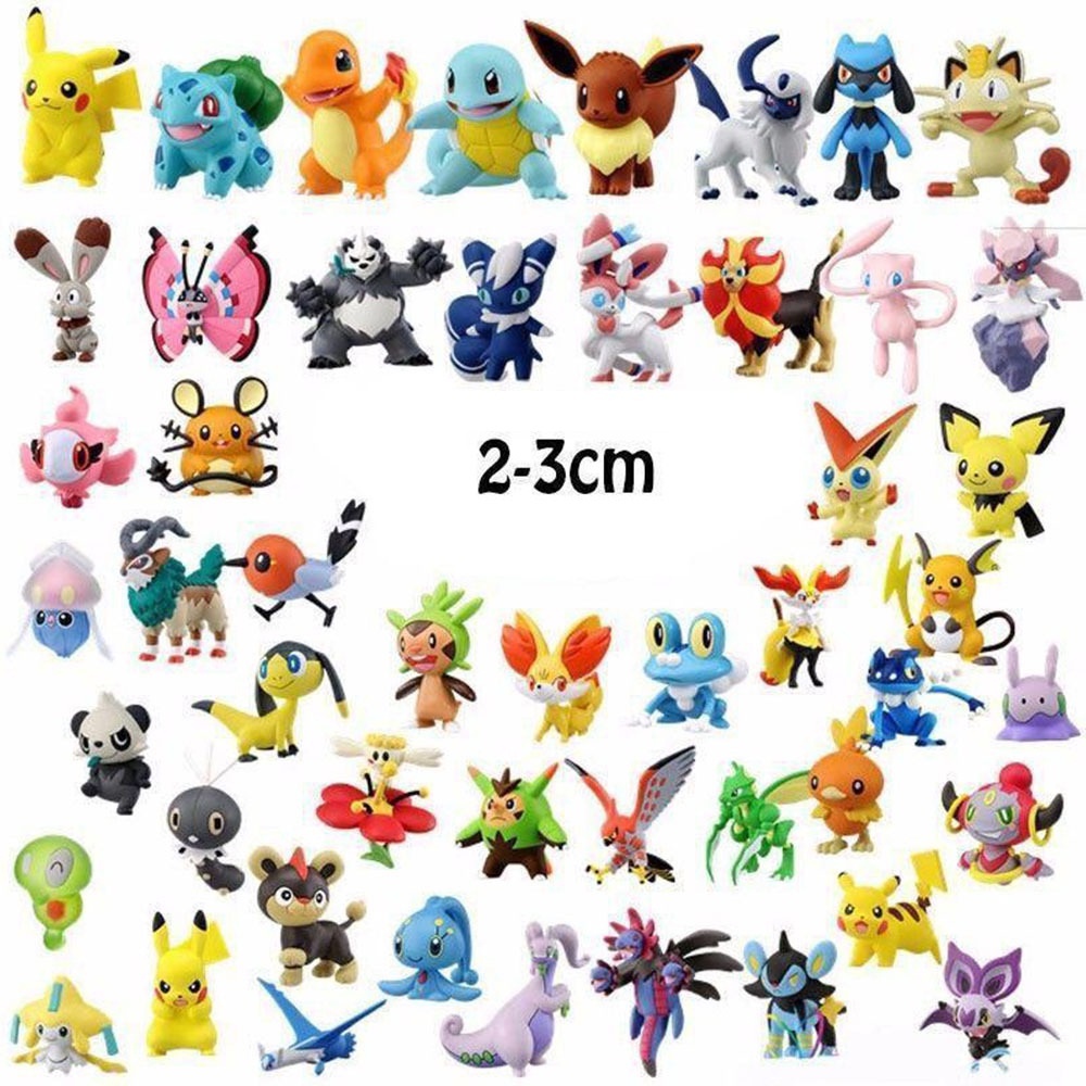 Bộ Siêu Tập Mô hình Pokemon đáng yêu cho bé trai và gái vừa chơi vừa để trang trí