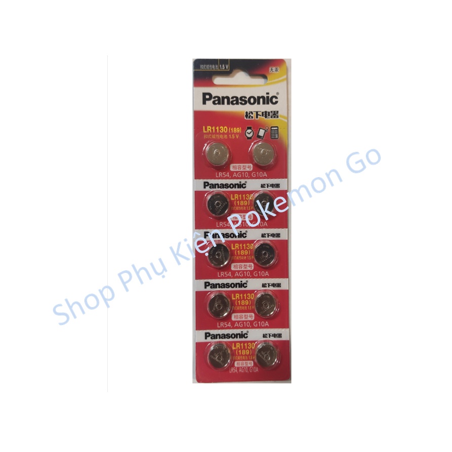 Pin Panasonic LR44 AG13 / LR43 AG12 / LR41 AG3 / LR1130 AG10