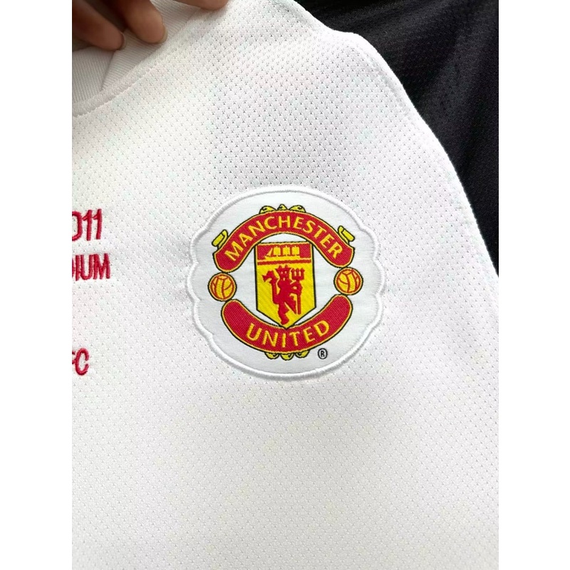 Áo Thun Thể Thao Tay Ngắn In Logo Champions League Phong Cách Vintage 2010-11 AAA