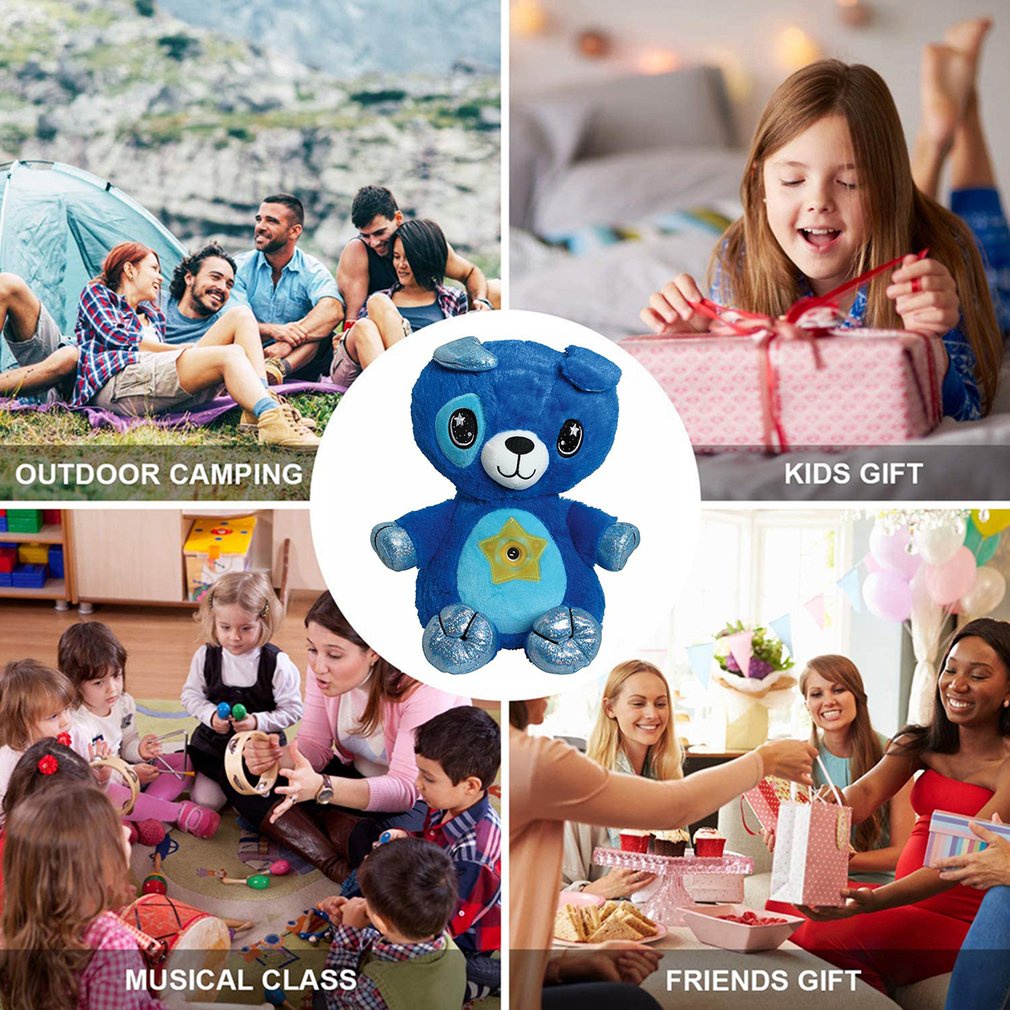 Star Belly Dream Lites Children's Cartoon Plush Starry Dream Projection Lamp.