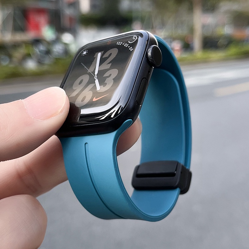 Dây Đeo  hàng  silicon thể thao Cho Apple Watch Series 8 Ultra 7 6 SE 5 4 49mm 41mm 45mm 44mm 40mm