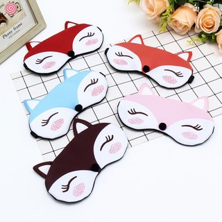 Bịt mắt ngủ cotton hình mèo dễ thương - hsu