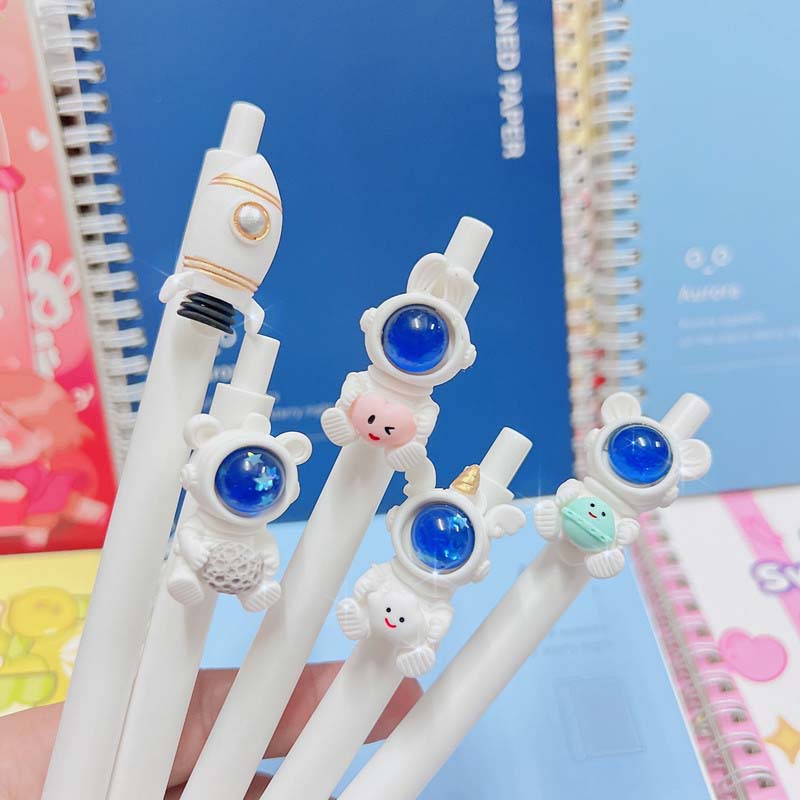 Bút Mực Gel Ngòi 0.5mm Bút Bi Gel Hình Phi Hành Gia Dễ Thương - Tiệm Bút Nhà SHIORI
